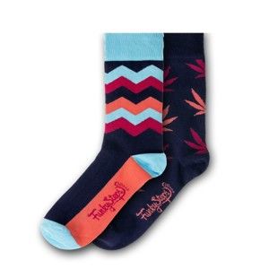 Sada 2 párů ponožek Funky Steps Multi, velikost 39 – 45