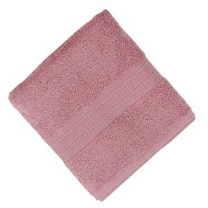 Růžový ručník Lavinya, 50 x 90 cm