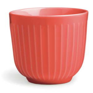 Korálově červený porcelánový hrnek Kähler Design Hammershoi, 200 ml
