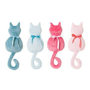 Sada 4 barevných polštářků ve tvaru kočky Unimasa, 38 x 22 cm