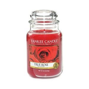 Vonná svíčka Yankee Candle Rudá Růže, doba hoření 110 - 150 hodin