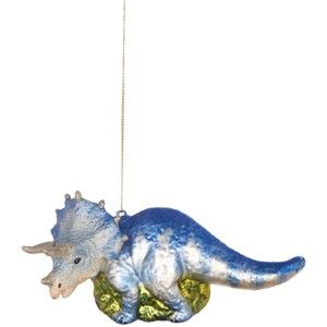 Vánoční závěsná ozdoba ze skla Butlers Dinosaurus