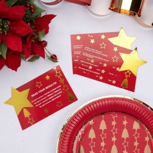 Sada 10 vánočních herních stíracích karet Neviti Dazzling Christmas