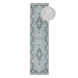 Tyrkysový pratelný koberec běhoun 60x230 cm FOLD Colby – Flair Rugs