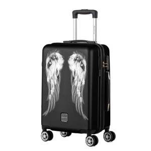 Černý cestovní kufr Berenice Wings, 44 l