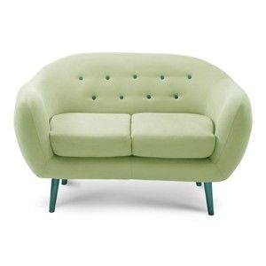Zeleno-tyrkysová dvoumístná sedačka Scandi by Stella Cadente Maison Constellation