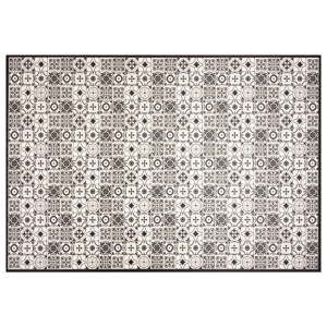 Černobílý vinylový koberec Zala Living Kaja, 97 x 140 cm