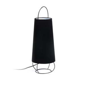 Černá stolní lampa La Forma Belana, výška 20 cm
