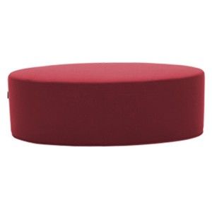 Tmavě červený puf Softline Bon-Bon Vision Red, délka 60 cm