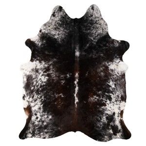 Pravá hovězí kůže Arctic Fur Salt and Pepper, 210 x 184 cm
