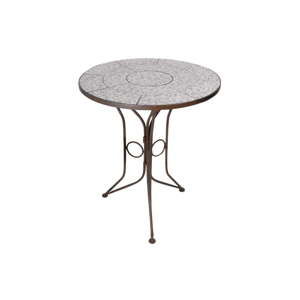 Kulatý stolek s keramickou deskou Ego Dekor