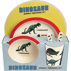 Sada dětského nádobí s dinosaury Rex London, 5 ks