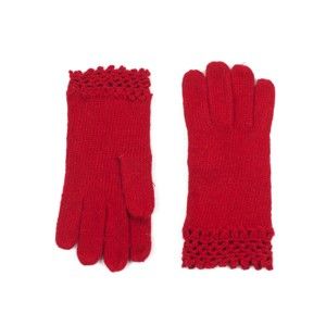 Červené dámské rukavice Art of Polo Ursula