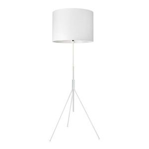 Bílá stojací lampa Markslöjd Sling, ø 52 cm