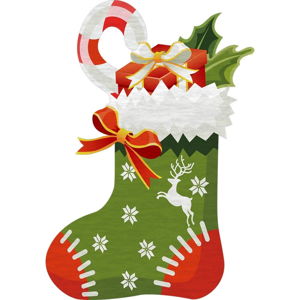 Koberec Vitaus Christmas Sock With Sweets, 60 x 100 cm