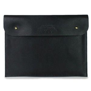Černé kožené pouzdro na iPad 10,5" O My Bag Sleeve