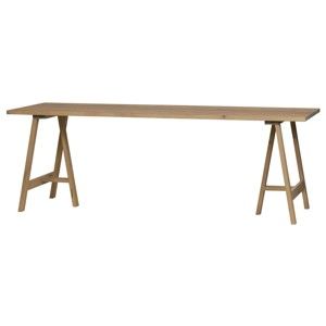 Deska k jídelnímu stolu z dubového dřeva vtwonen Panel, 220 x 80 cm
