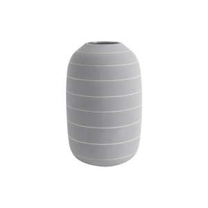 Světle šedá keramická váza PT LIVING Terra, ⌀ 16 cm