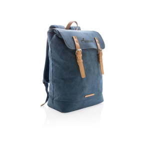 Modrý plátěný batoh na notebook 15,6'' XD Design Collection , 19 l