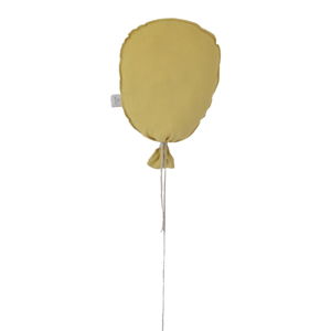 Žlutý polštář ve tvaru balónku VIGVAM Design My Linen World