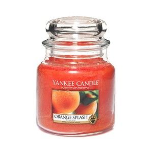 Vonná svíčka Yankee Candle Pomerančová Šťáva, doba hoření 65 - 90 hodin