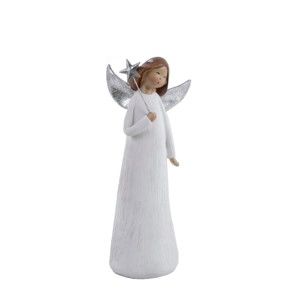 Dekorativní anděl s hvězdou Ego Dekor Helga, výška 20 cm
