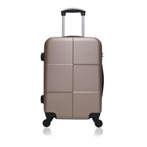 Cestovní kufr v růžovozlaté barvě na kolečkách Hero Coronado, 91 l
