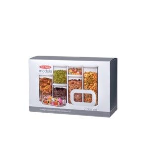 Set 7 úložných boxů na potraviny Rosti Mepal Modula Starter