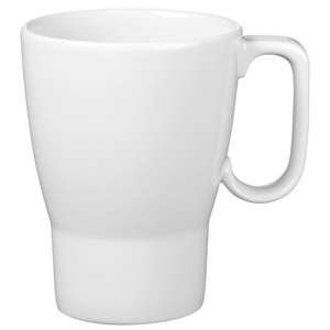 Porcelánový šálek na kávu s uchem WMF Barista, výška 15 cm