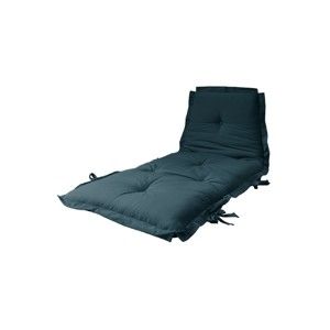 Variabilní modrý futon Karup Design Sit & Sleep Petrol Blue, 80 x 200 cm