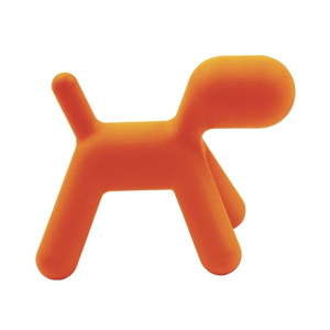 Oranžová dětská stolička ve tvaru psa Magis Puppy, výška 34,5 cm
