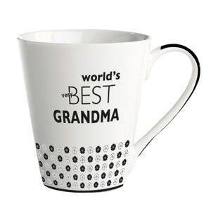 Porcelánový hrnek KJ Collection World’s Best Grandma, 300 ml