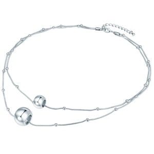 Dámský náhrdelník ve stříbrné barvě Tassioni Jingle