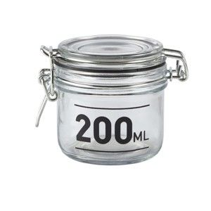 Skleněná dóza s víkem KJ Collection Jar, 200 ml