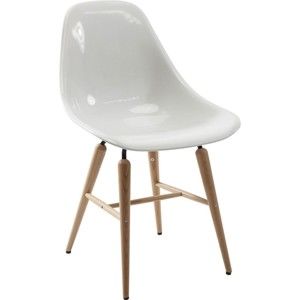 Sada 4 bílých jídelních židlí Kare Design Forum Wood