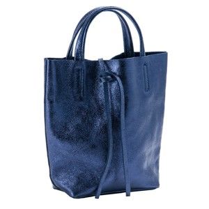 Modrá kabelka z pravé kůže Andrea Cardone Kuliga