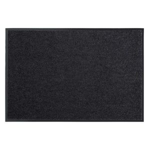 Černá rohožka Hanse Home Wash & Clean, 39 x 58 cm