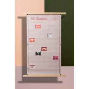 Plakát DOIY 50 Books to Read, 35 x 64 cm