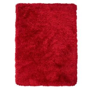 Červený ručně tuftovaný koberec Think Rugs Montana Puro Red, 80 x 150 cm