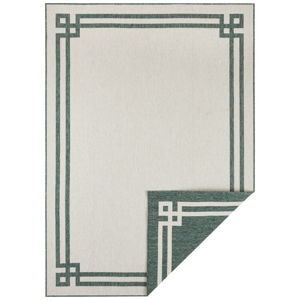 Zeleno-krémový venkovní koberec Bougari Manito, 200 x 290 cm