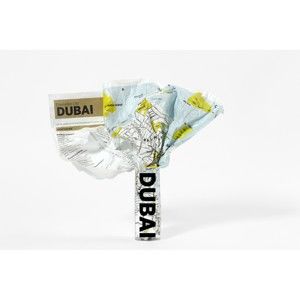 Zmačkaná cestovní mapa Palomar Dubai