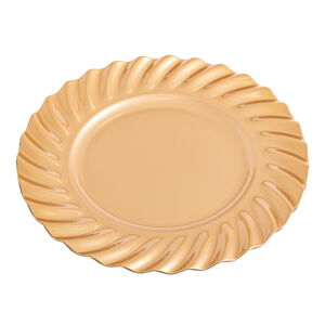 Zlatý servírovací talíř Unimasa, ø 33 cm