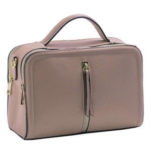 Růžová kabelka / taška z pravé kůže Andrea Cardone Galuia