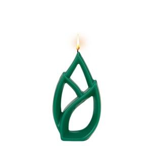 Zelená svíčka Alusi Livia Petit, 2,5 hodiny hoření