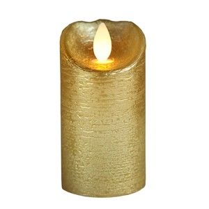 Svítící LED svíčka ve zlaté barvě Best Season Glow Flame