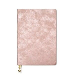 Růžový zápisník A5 GO Stationery All That Glitters Blush