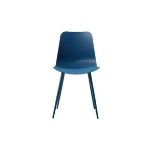 Tmavě modrá jídelní židle Linda