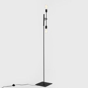 Černá stojací lampa pro 2 žárovky Custom Form Twigo