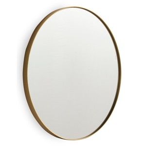 Nástěnné zrcadlo ve zlaté barvě Geese Pure, 40 x 30 cm