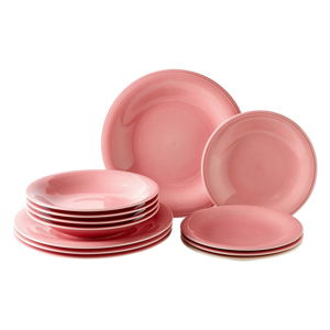 12dilná růžová porcelánová sada nádobí Like by Villeroy & Boch Group